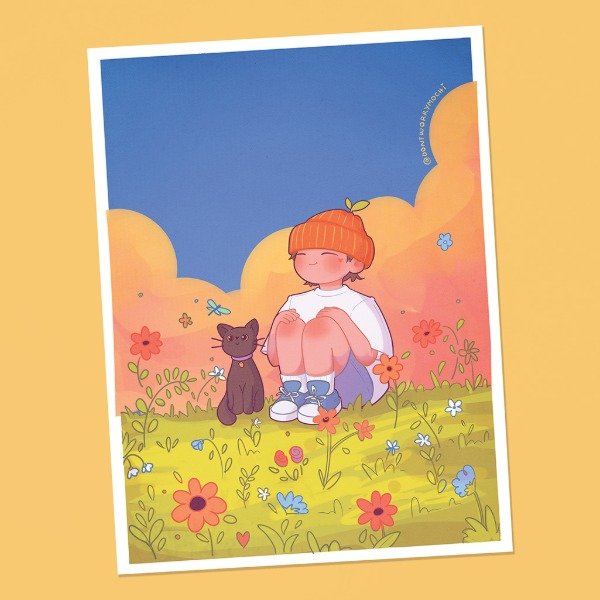 Producto - Yoongi y Tang! versión 2 - Postal Grande