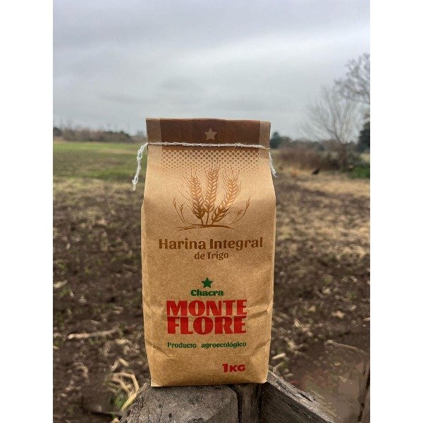 Producto - Harina de Trigo Integral Super Fina "Monte Flore" 1k