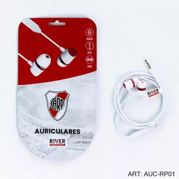 Producto - AURICULAR RIVER PLATE EN SOBRE