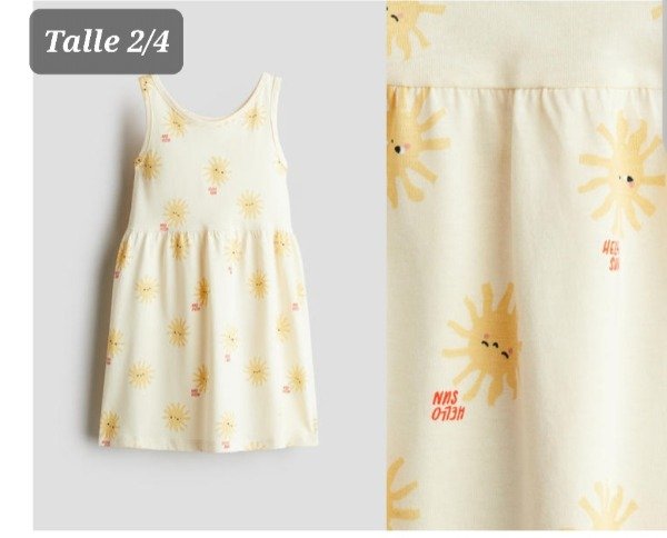 Producto - Vestido HyM talle 2/4 sol