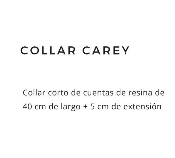 Producto - Collar Carey - 1