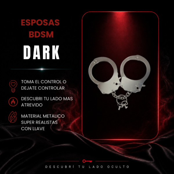Producto - DARK - Esposas metálicas realistas
