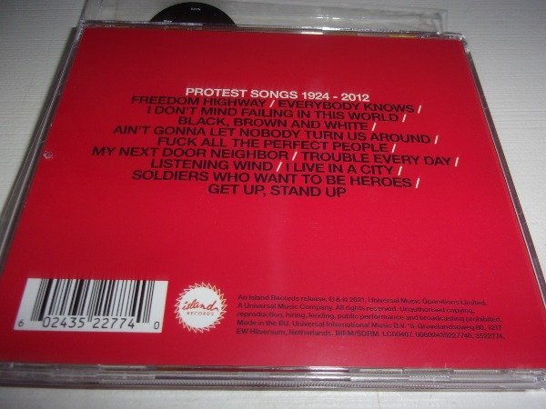 Producto - CD THE SPECIALS PROTEST SONGS 1924 2012 CAJA ACRILICA L51 EUROPA - 1
