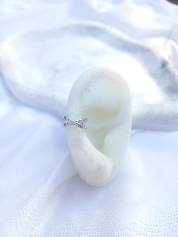 Producto - ear cuff delfi silver