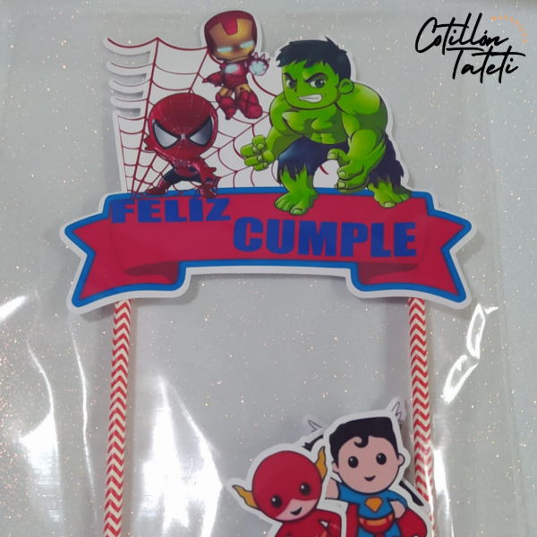 Producto - DECOTORTAS SUPERHEROES