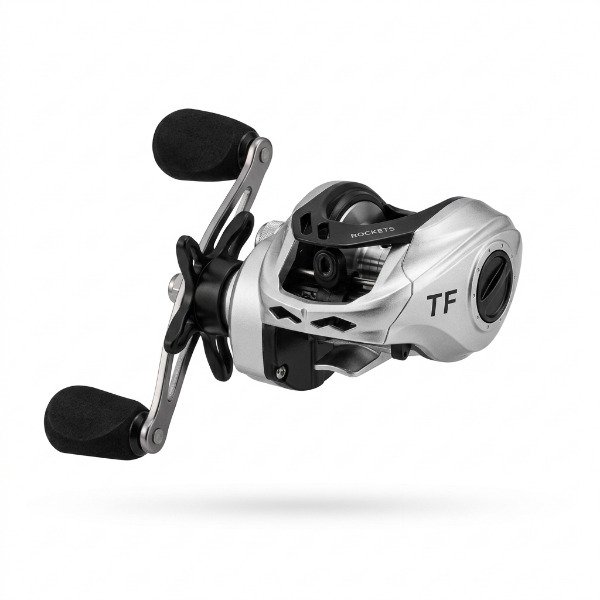 Producto - Reel Bait Top Fishing Rocket8 Silver 8 Rules Freno 5kg giro: 6.5:1 AMBAS MANIJAS - 0