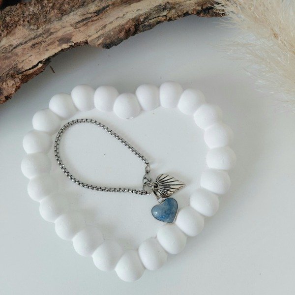 Producto - Pulsera corazón azul