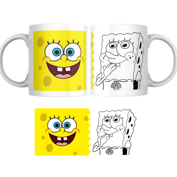 Producto - Taza - bob esponja 1 (para pintar) - 0