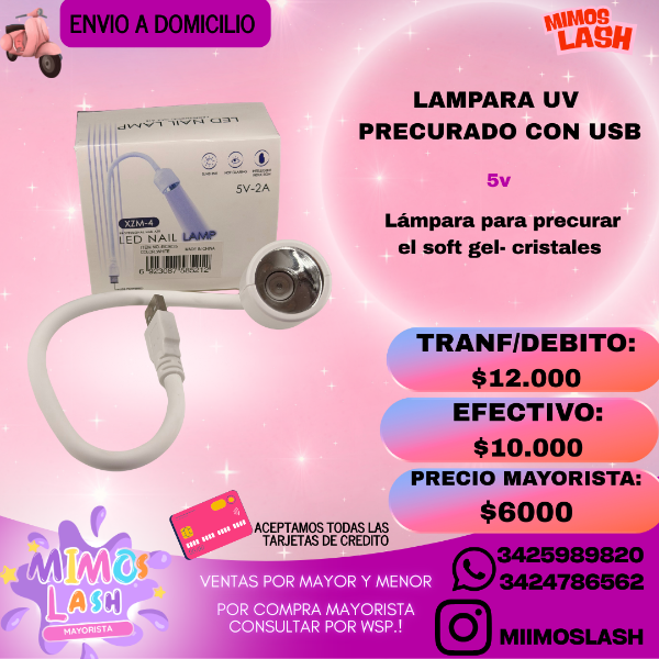 Producto - Lámpara precurado usb