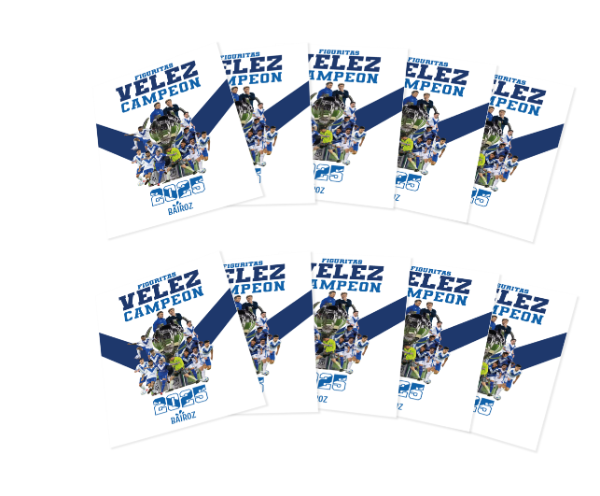 Producto - 10 Sobres De Figuritas Velez Sarsfield Campeon 2025