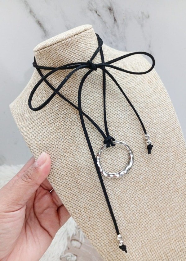 Producto - Lazo círculo plano negro