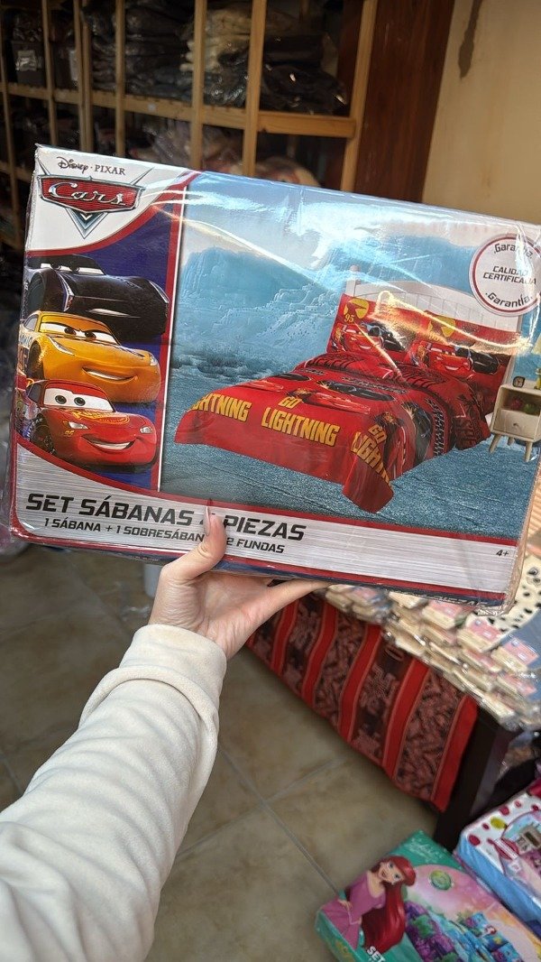 Producto - Sábanas Infantiles Cars 4 piezas