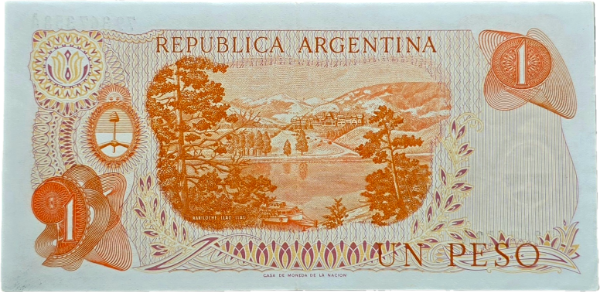Producto - 1 Peso Ley 18.188 (Mancini - Brignone) Bott.2309 XF+ - 1