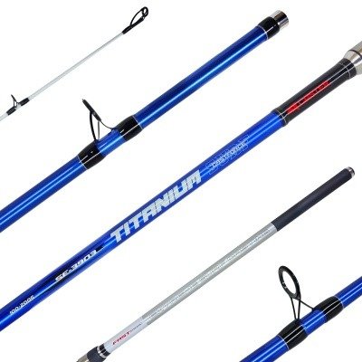 Producto - Caña CASTER Titanium 3.90m 3 Tramos Surfcasting Carbono 100-200g