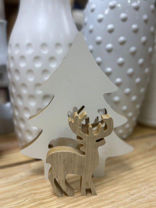 Producto - CORPOREO DOS PIEZAS PINO RENO BLANCO / MADERA