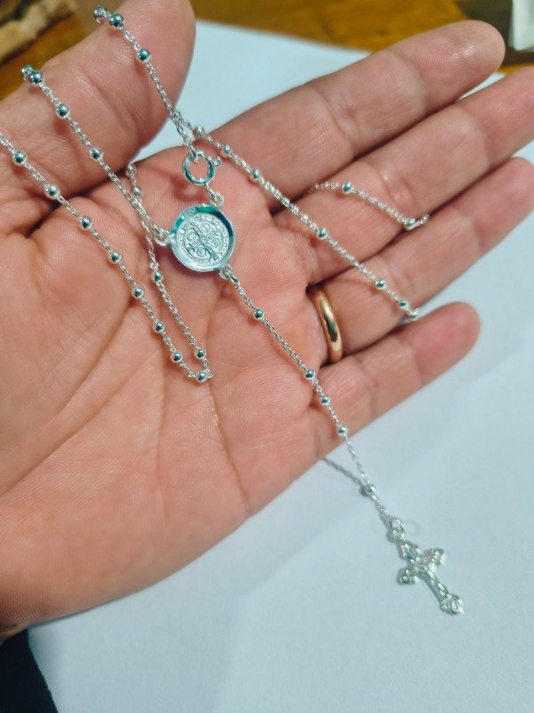 Producto - Rosario de Plata 925 ,50 CM