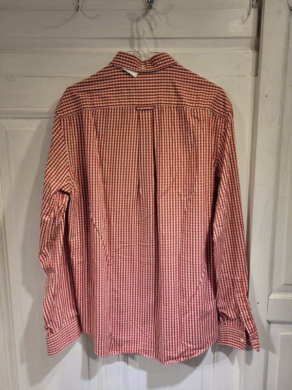 Producto - Camisa BALDO cuadrille colorado y blanco- Talle M- PRECIO: 32X - 2