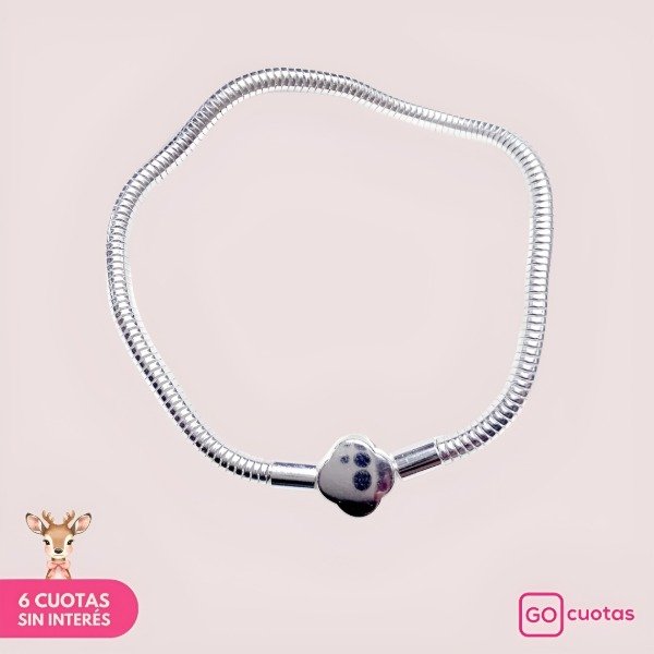 Producto - Pulsera Pandora Love Trebol Acero Quirúrgico