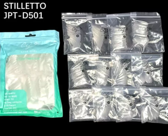 Producto - Tip soft gel STILETTO 600 pcs