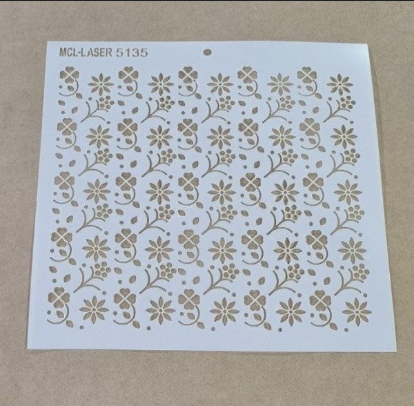 Producto - Stencil Fondo Florcitas St5135