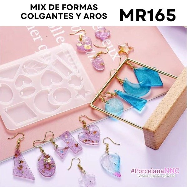 Producto - Mix de Formas colgantes y arosMR165