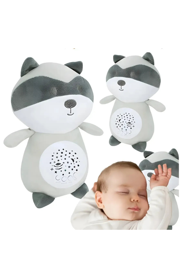 Producto - Peluche Interactivo Baby Doll Mapache Musical Y Proyector - 0