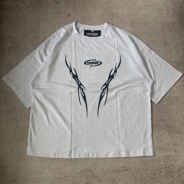 Producto - REMERA BOXY FIT BAAR BLANCA