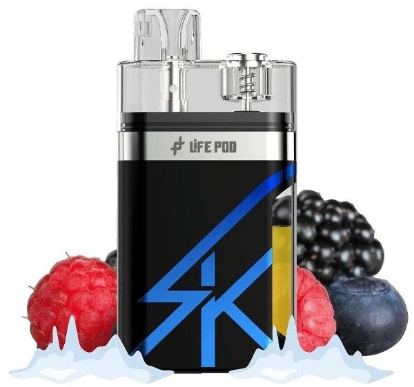 Producto - (POD DESCARTABLE) LIFE POD ECO SQUONK SK KIT - TRIPLE BERRY FROST