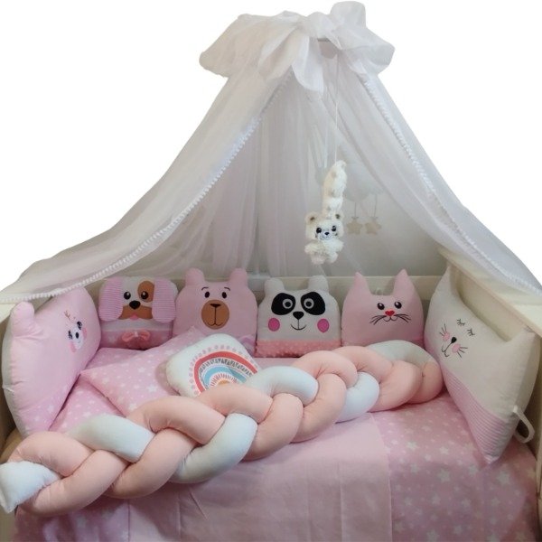 Producto - Set de Chichoneras para Cuna Valentina