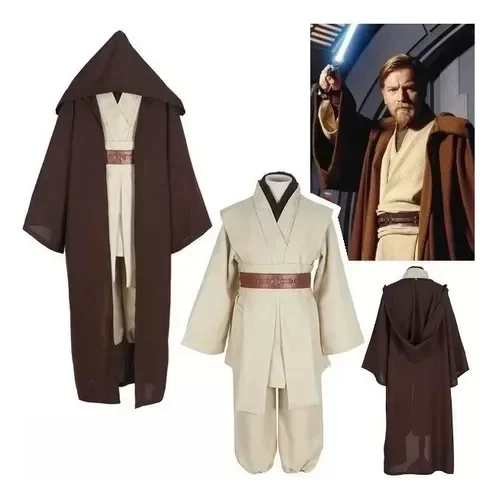 Producto - SW Traje Jedi Master "Obi Wan Kenobi" 1:1 Tamaño Adulto, NUEVO