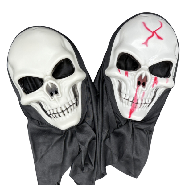 Producto - Mascara calavera con capucha x1