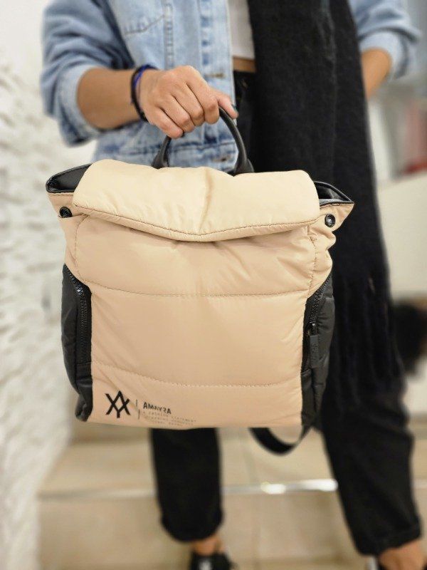 Producto - Mochila Nylon Matelasse combinada