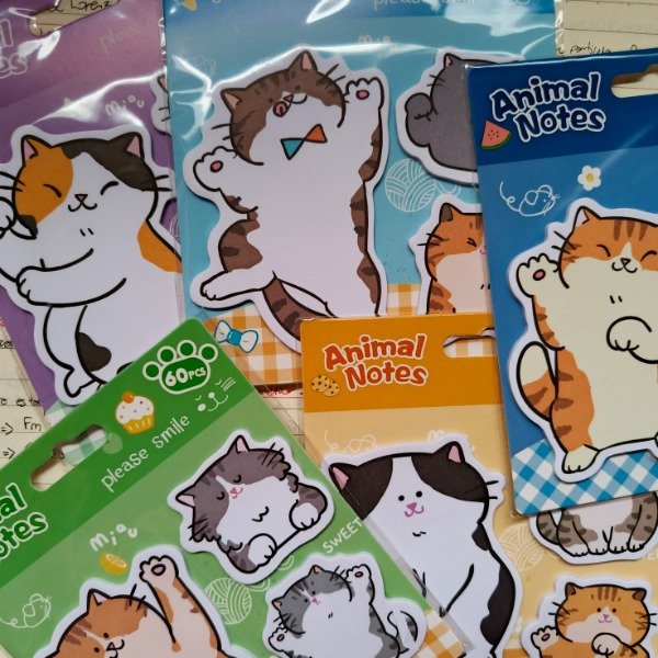 Producto - Set notas adhesivas michi