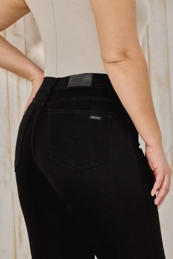 Producto - Jean Semioxford CENITHO crop negro 858  - elastizado - 1