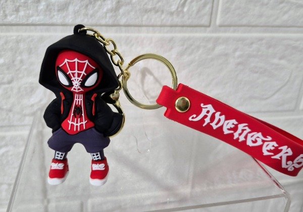 Producto - Llavero Spiderman Goma 3D Multiverso