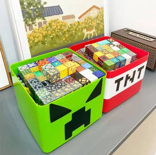 Producto - Bloques imantados en cubo de minecraft o TNT x 200 piezas