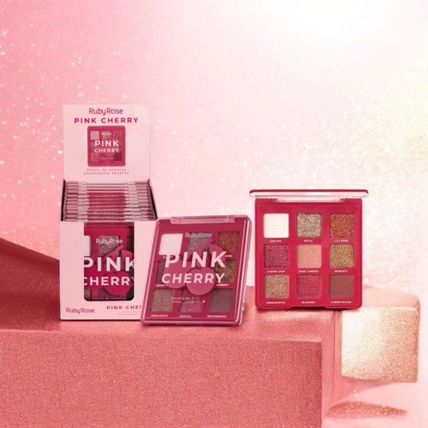 Producto - PALETA DE SOMBRA X6 TONOS PINK CHERRY - RUBY ROSE