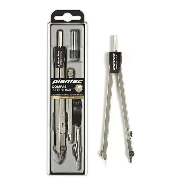 Producto - Compás técnico Plantec 9101 c/prolongador y cremallera