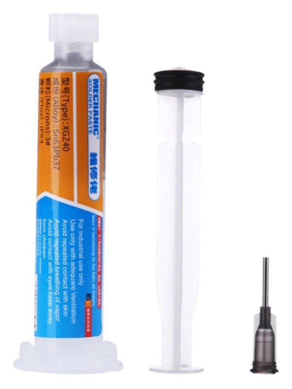 Producto - Estaño en Pasta Mechanic XG-Z40 Jeringa 10cc-35 Grs