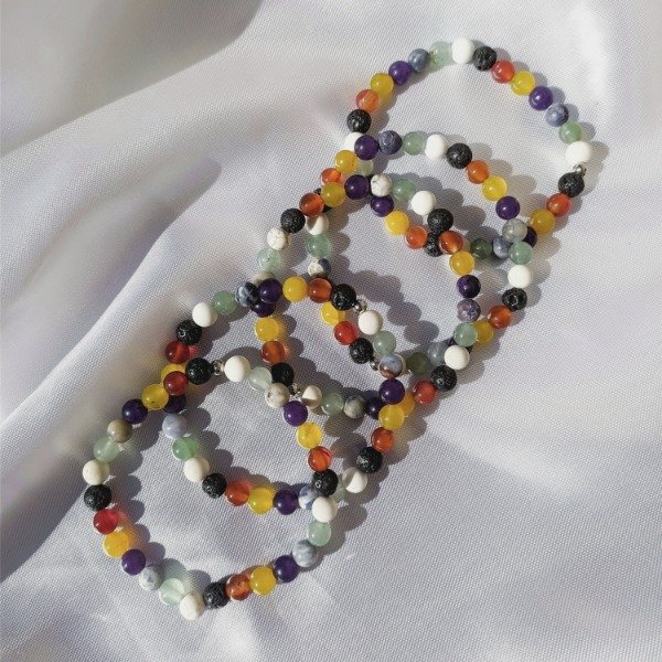 Producto - Pulsera 7 Chakras 6mm