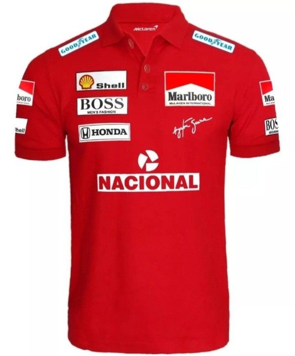 Producto - Chomba pique Honda Ayrton Senna