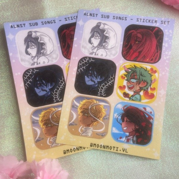Producto - ALNST SUB SONGS - Sticker Glitter