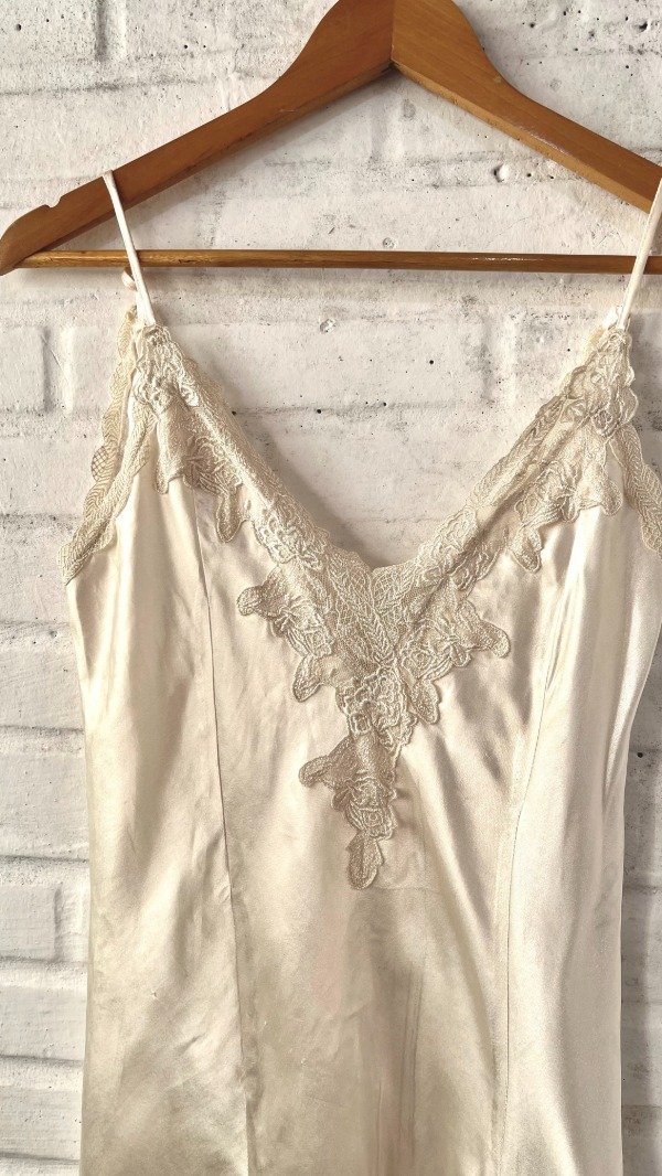 Producto - Vestido lencero blanco