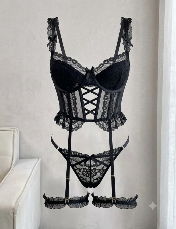 Producto - Conjunto corset sexy importado - 4
