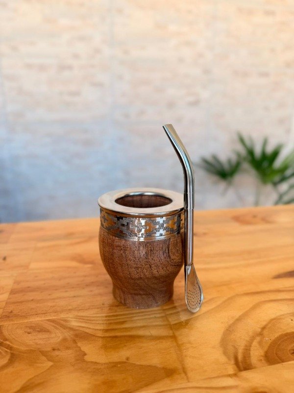 Producto - MATE IMPERIAL ALGARROBO + BOMBILLA