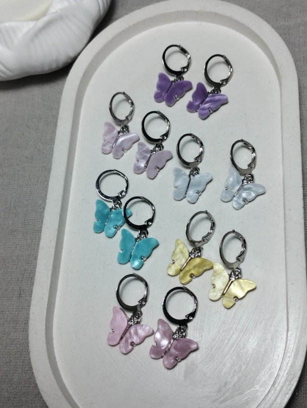 Producto - Aros sin fin Mariposa