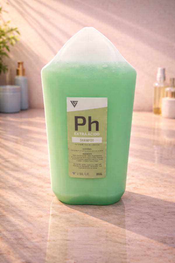 Producto - shampo extra acido v-blue x 5 litros