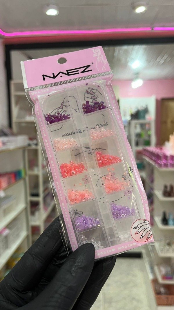 Producto - Apliques Perlas color Tornasoladas Naez