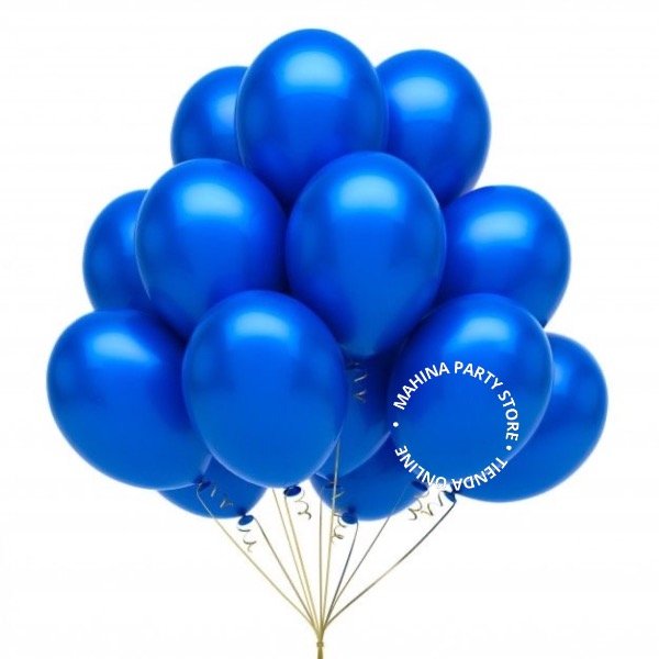 Producto - Globos azules standard 12" bombucha x 25