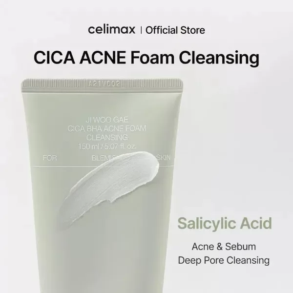 Producto - celimax Ji Woo Gae Cica BHA Acne Foam Cleansing 150ml - 7